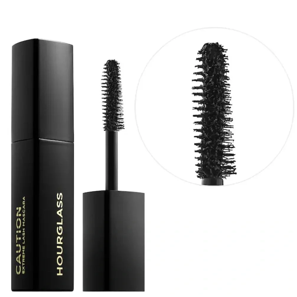 🆕 HOURGLASS Mini Caution™ Extreme Lash Mascara Ultra Black Travel Size NIB